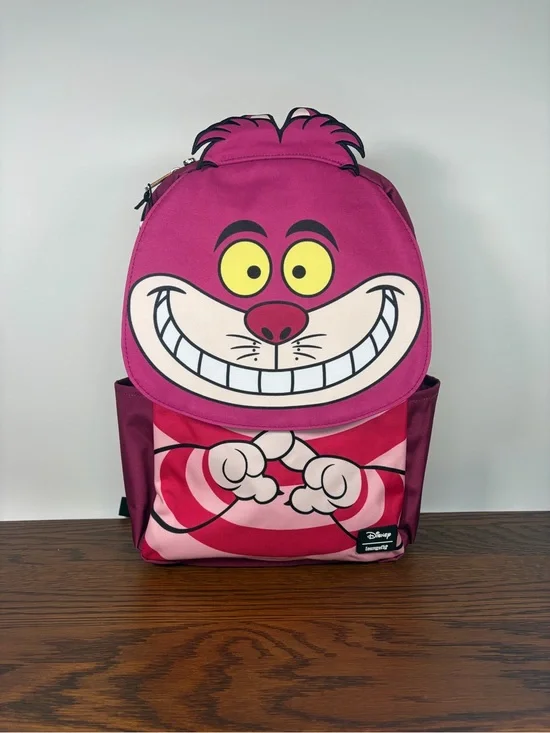 NEW Loungefly Disney Cheshire Cat Alice in Wonderland Backpack 18
