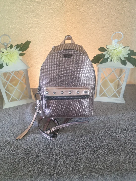 Victoria's Secret Sparkling Pink Mini Backpack - Fashion Handbag