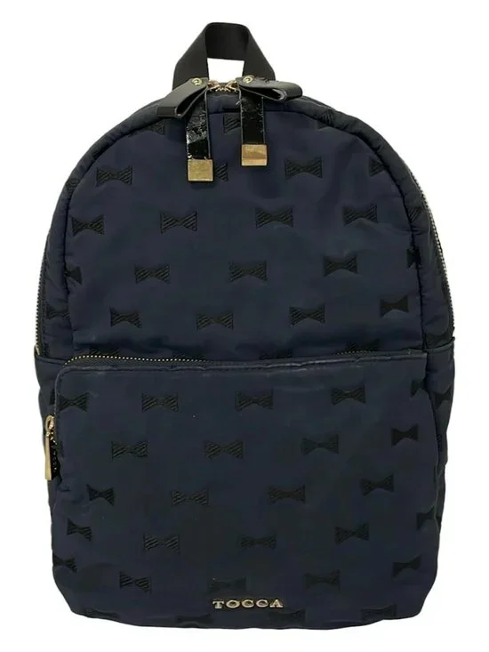 TOCCA Dark Navy Black Nylon Backpack
