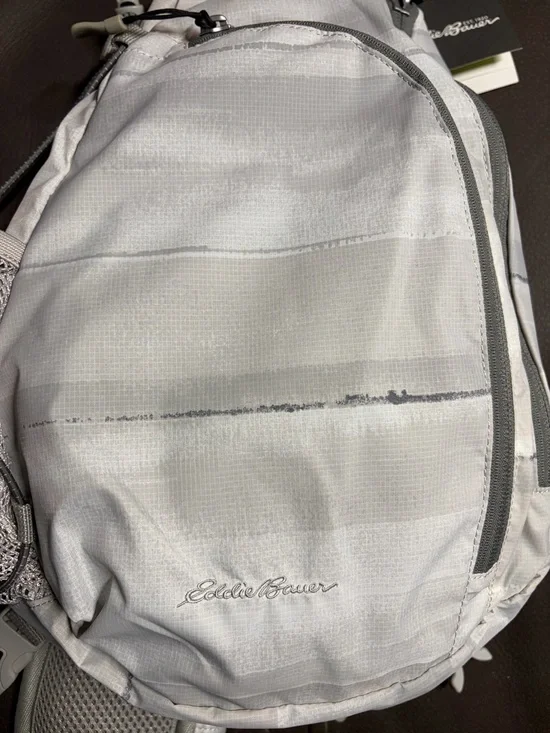 EDDIE BAUER RIPSTOP SLING PACK, SILVER STYLE #0449 NWT