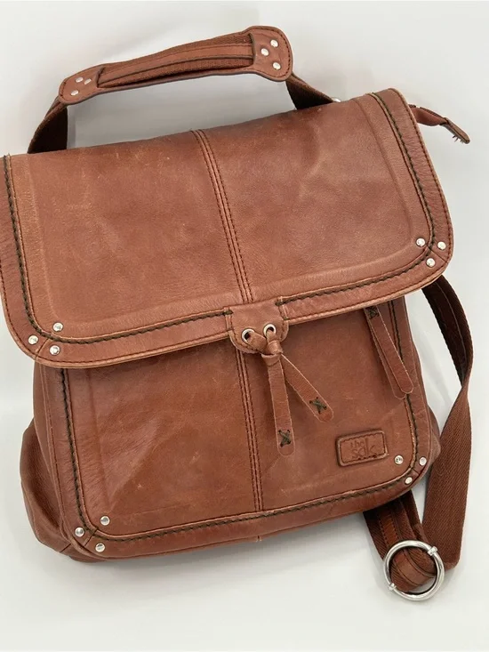 The Sak Convertible Leather Backpack Shoulder Bag