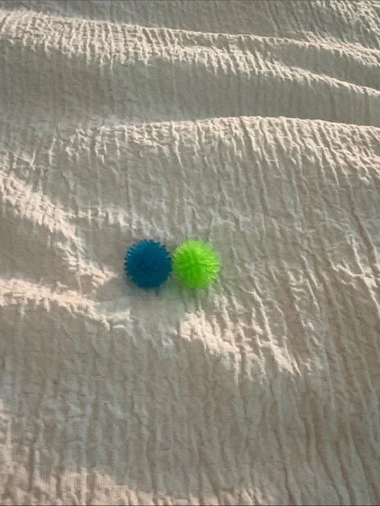 Kids Spiky Sensory Balls - Blue & Neon Green