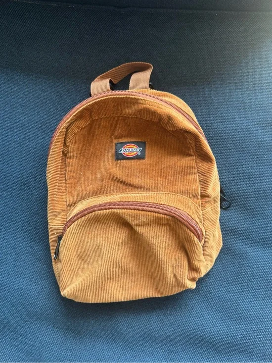 Dickies Brown Corduroy Mini Backpack