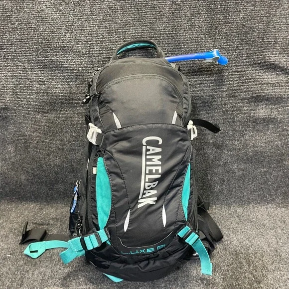 CamelBak L.U.X.E. LR 14 Women Black Teal 14L Hydration Backpack 3L 100oz Bladder