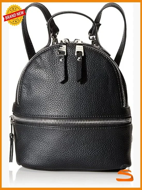 Faux Leather Fashion Backpack with Adjustable Straps