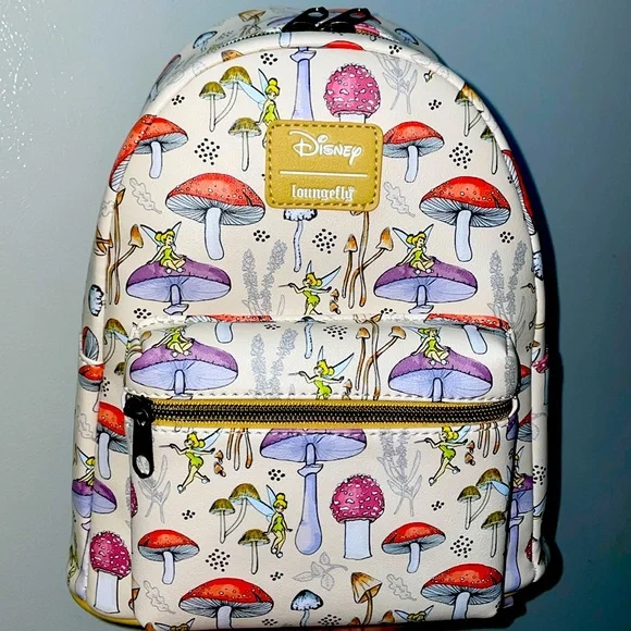 Loungefly Tinkerbell mushroom backpack