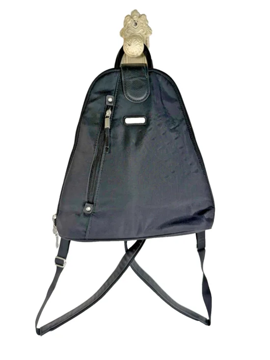 Baggallini Metro Backpack Sling Bag Black Water Resistant Travel