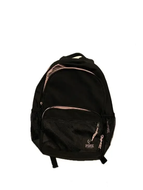 Victoria Secret Campus Backpack 18 Liters Women Black Pink