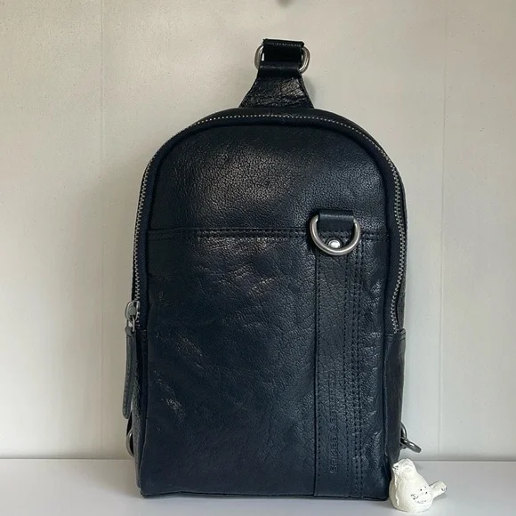 SPIKES & SPARROW Genuine Leather Sling Bag