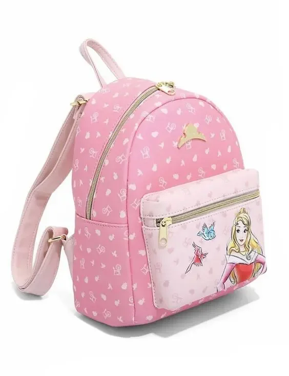 Loungefly Disney Sleeping Beauty Mini Backpack Princess Aurora Birds Sketch