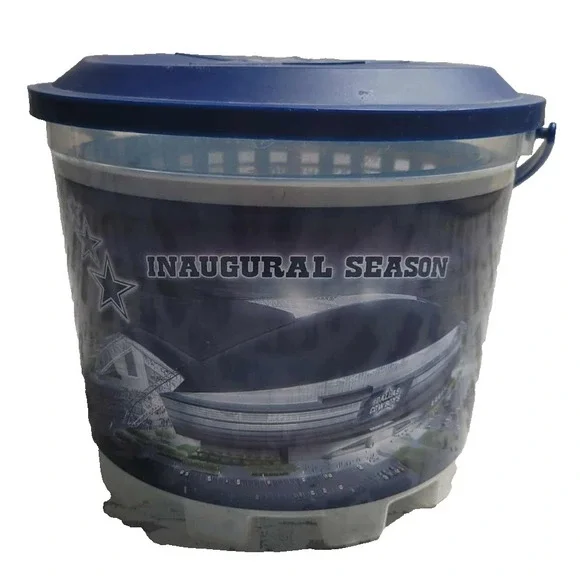 2009 DALLAS COWBOYS INAUGURAL SEASON ATT STADIUM POPCORN BUCKET‎