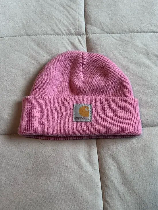 Carhartt Youth Beanie Hat Kids PinkCap Child Hat Skull Cap Girly Cute Winter