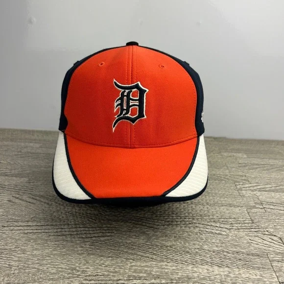 New Era Detroit Tigers Hat Cap Strap Back Adjustable‎ Orange MLB Baseball Youth