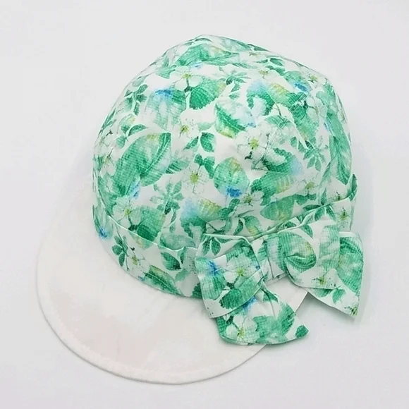 NWT Mayoral Flower Leaf Lined Sun Hat 50 3-6m