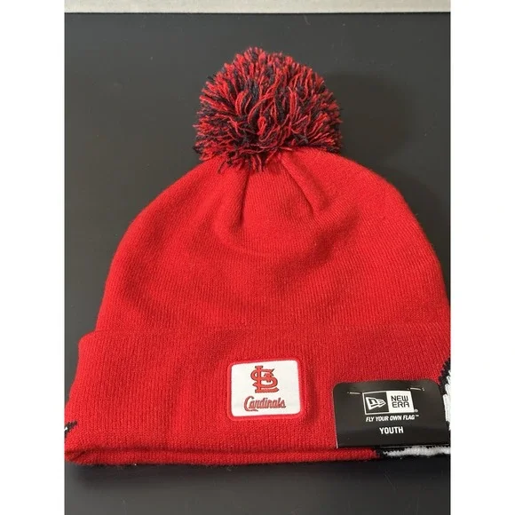 New Era St Louis Cardinals Beanie Size‎ Youth Nwt