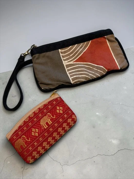 5 for $25!! Dsenyo Artisian Hand Made Clutch & Change Purse