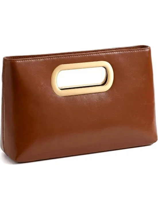 Chic Women's Evening Clutch Handbag with Detachable Chain Strap - Perfect for