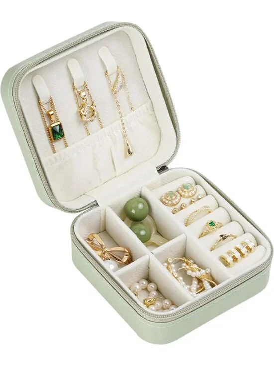 Portable Mini Travel Jewelry Organizer Case - Perfect Gift for Women & Girls