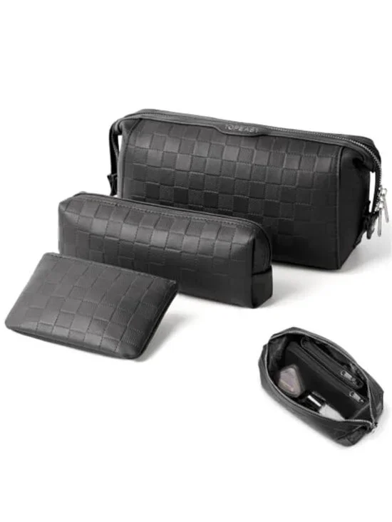 Travel Makeup Bag Cosmetic Bags for Women 3 Pcs Set Make Up Toiletry