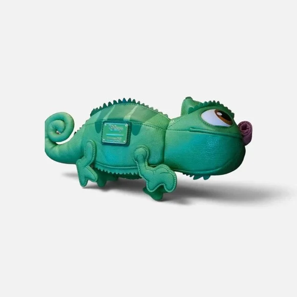 Disney Loungefly Tangled Pascal Chameleon Figural Crossbody Bag Green