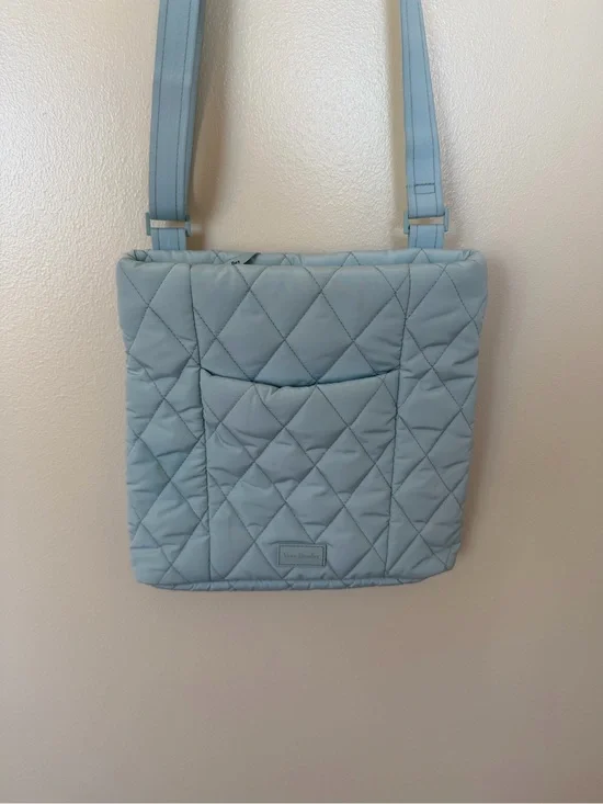 VERA BRADLEY Ultralight Hipster Vintage Denim Light Blue Crossbody Bag Purse