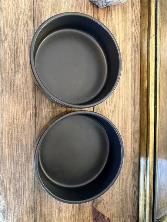Pottery Barn Mason Stoneware Pet Dog Bowl Large Charcoal 15 Cup 7.5
