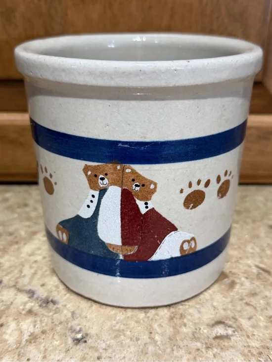 Vintage Robinson Ransbottom Stoneware Crock  Made in USA