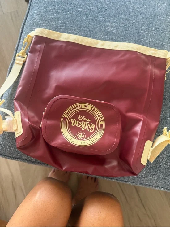 Disney Destiny Inaugural Sailings Castaway Club Dry Bag - NWT Brand New!