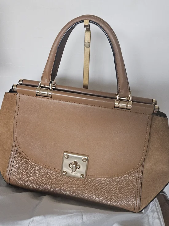 Coach Drifter Carryall In Tan And Camel