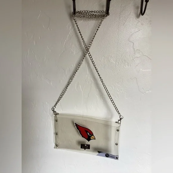 Clear Bag.  Stadiums, Concerts.  Custom - Arizona Cardinals - S1
