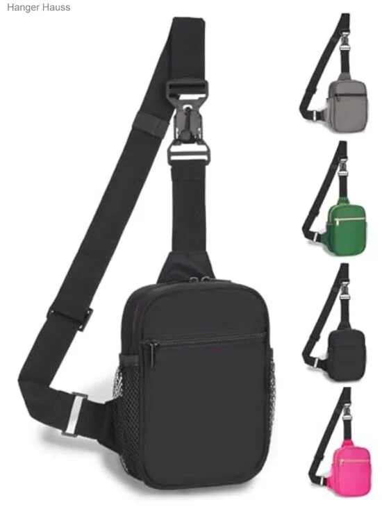 Anti Theft Crossbody Bag RFID Blocking Sling Purse Travel Nylon