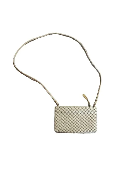 Whiting & Davis Vintage Metal Mesh Crossbody Bag Removable Strap
