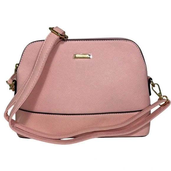 Elegant Pink Crossbody Bag Elim & Paul NWOT