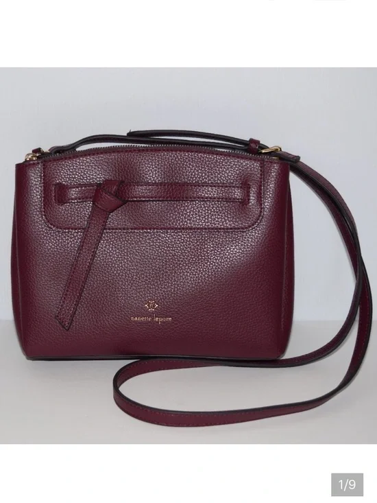 Nanette Lepore Gallia Burgandy Crossbody