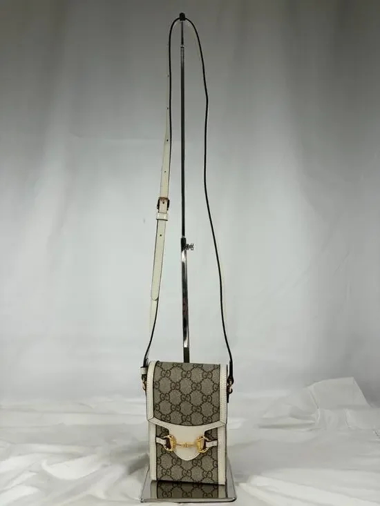 Gucci GG Supreme Horsebit 1955 Mini Vertical Bag SPB-EB-367461