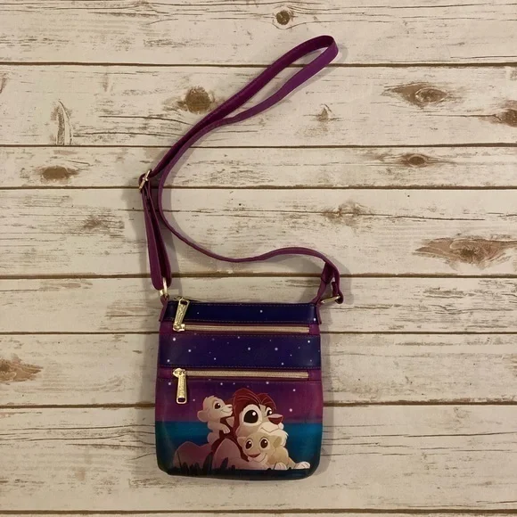 LOUNGEFLY DISNEY LION KING NIGHTTIME CROSSBODY BAG