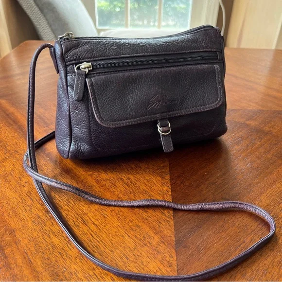 Stone Mountain Leather Crossbody Bag