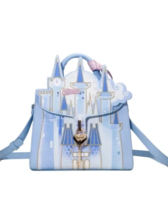 Danielle Nicole Disney Cinderella Castle Crossbody Figural Bag NEW Novelty Kitsc