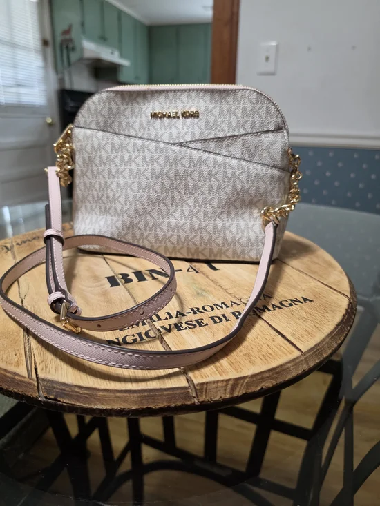 Michael Kors Pink Signature Crossbody Bag