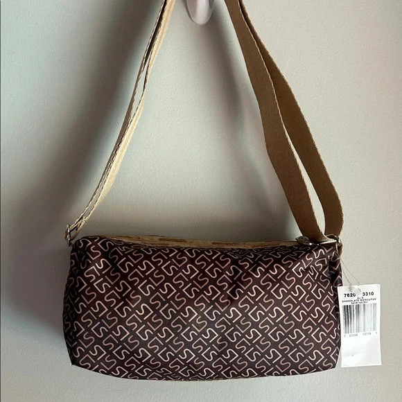 NWT LeSportsac Alix Chocolate Monogram Collection Crossbody Bag