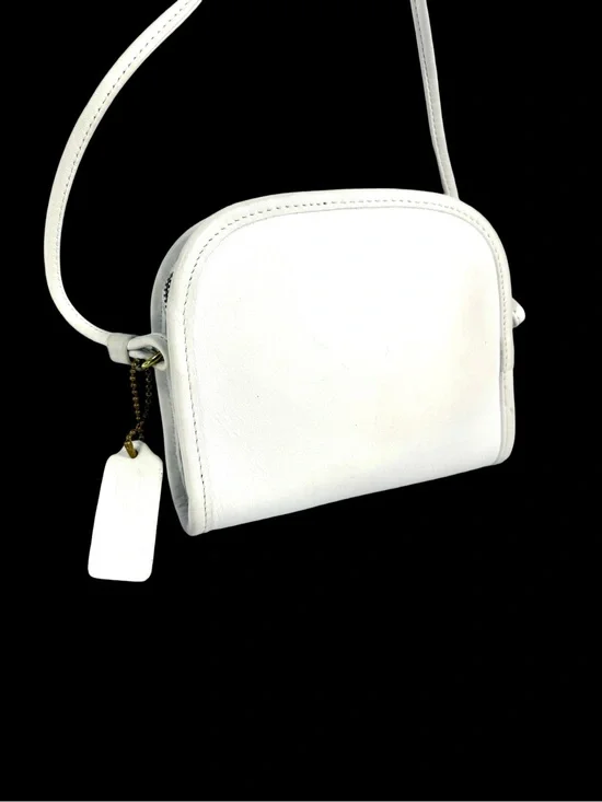Coach White Leather Crossbody Bag