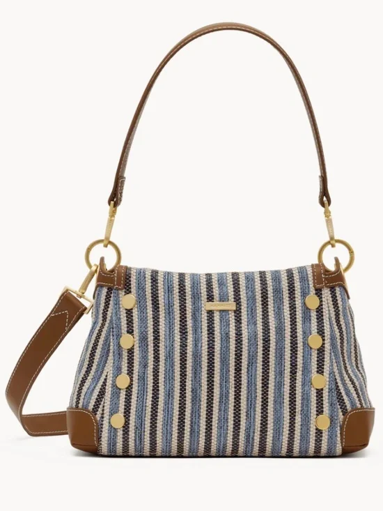 Hammitt Bryant Cabana Blue Crossbody w/Brushed Gold Accents - NEW w/tags- Ltd Ed