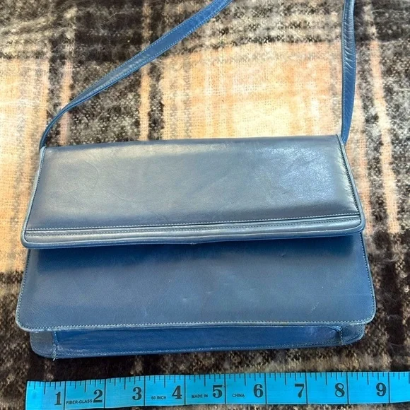 Chic Blue Crossbody Bag