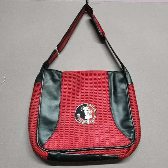 Red Mesh Tote Bag With Black Accents Medium Large Beach School Book Bag Spacious