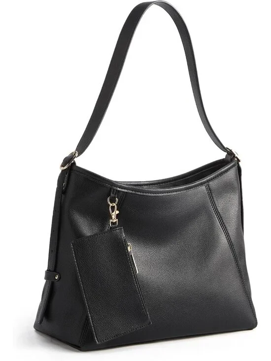 Stylish PU Leather Hobo Bag for Women | Multi-Pocket Crossbody & Tote Handbag