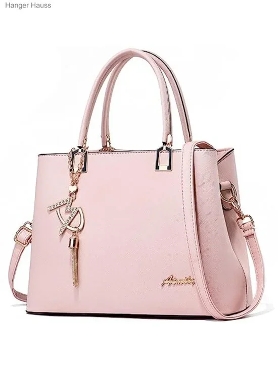 PU Leather Satchel Handbag Tote Shoulder Bag Women Crossbody