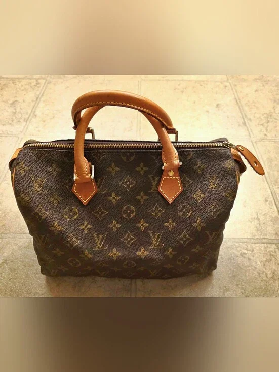 Brown Canvas Satchel