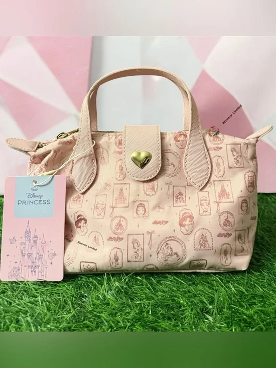 Disney Princess Pink Mini Crossbody Pouchette Satchel Bag