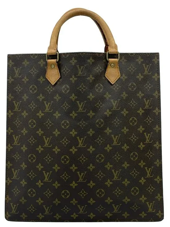 LOUIS VUITTON Sac Plat M51140 Monogram Unconfirmed Handbag Monogram Canvas