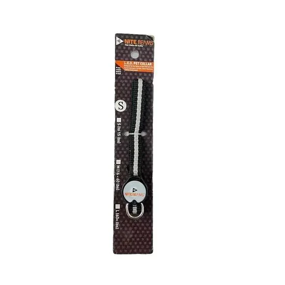 NiteBeams BLACK LED‎ Lighted Pet Collar 13
